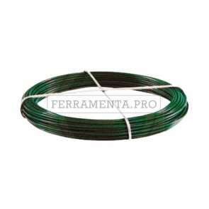 FILO COTTO FERRO PLASTIF.VERDE MAT.GR.200