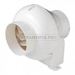 ASPIRATORE CENTRIFUGO per CONDOTTI IN ABS W.20 MM.100 ASP.100 M3/H IPX4 LINEAV10