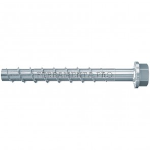 Viti per calcestruzzo ad alte prestazioni in acciaio zincato FBS II 12x130 70/55/30 US - Confezione da 20