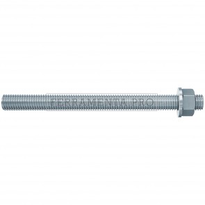 Barra filettata in acciaio zincato con classe di resistenza 5.8 Barra FIS A M8X110 - Confezione da 10