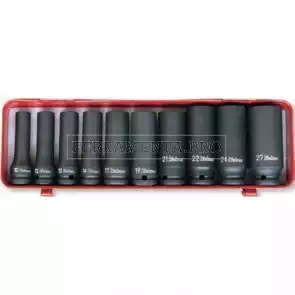 SET 10 PEZZI IN CASSETTA METALLICA 310 X 90 X H 48 MM