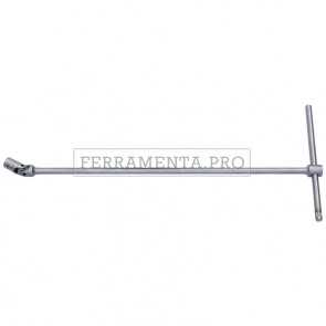 CHIAVI A T BOCCA ESAGONALE SNODATE CROMATE