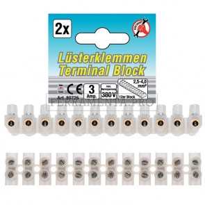 KRAFTMANN MORSETTERIE 2 BLOCCHI da 12 - 2,5mm o 4mm