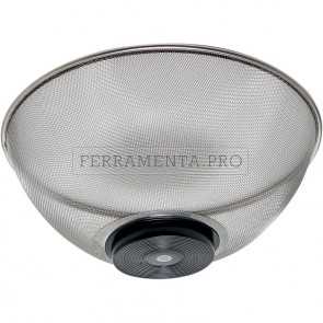 VASCHETTA in RETE ACCIAIO INOX MAGLIA FITTA per PULIZIA e LAVAGGIO COMPONENTI