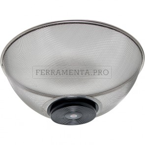 VASCHETTA in RETE ACCIAIO INOX MAGLIA FITTA per PULIZIA e LAVAGGIO COMPONENTI
