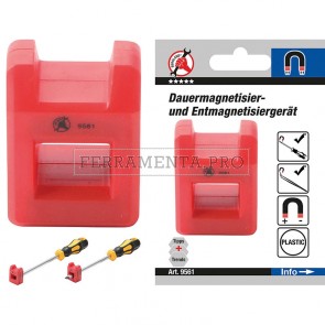 MAGNETE MAGNETIZZATORE per PUNTE CACCIAVITI UTENSILI e PARTI FERROSE
