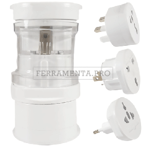 ADATTATORE SPINA INTERNAZIONALE voltaggio compatibile 110/240V