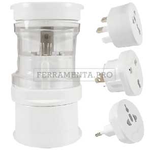 ADATTATORE SPINA INTERNAZIONALE voltaggio compatibile 110/240V