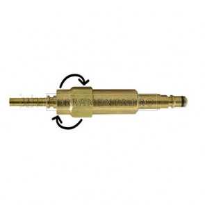 Raccordo girevole ø8,8mm ottone per tubo 1/4