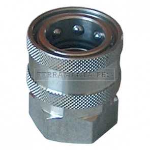 Attacco rapido a.p. a sfere inox F, G3/8F, 250bar