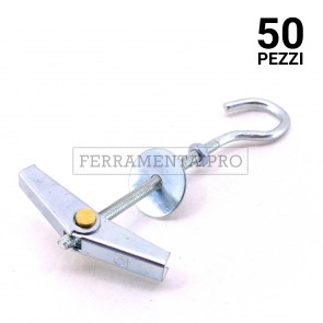 50 pezzi ANCORINA ETAF/OA - M4x12mm TASSELLO ANCORANTE METALLICO ANCORA ANCORINA ETAF/OA con OCCHIOLO APERTO