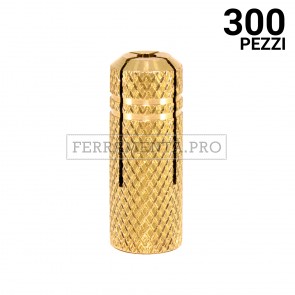 300 pezzi TASSELLO ANCORANTE in OTTONE T51 M6 TASSELLO ANCORANTE in OTTONE T51 ANCORAGGI MEDIO-PESANTI MATTONI PIETRA LEGNO CALCESTRUZZO