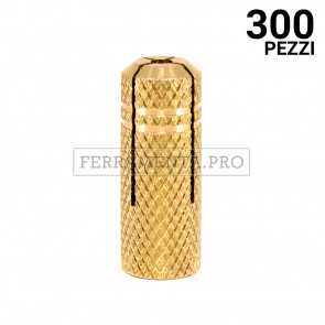 300 pezzi TASSELLO ANCORANTE in OTTONE T51 M6 TASSELLO ANCORANTE in OTTONE T51 ANCORAGGI MEDIO-PESANTI MATTONI PIETRA LEGNO CALCESTRUZZO