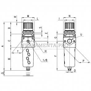 Camozzi MC104-D00 - Filtri-regolatori di pressione Serie MC