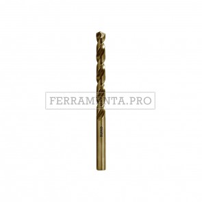 RUKO Punte elicoidali DIN 338 tipo VA Standard Rettificate HSSE-Co5 Oro