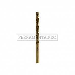 RUKO Punte elicoidali DIN 338 tipo VA Standard Rettificate HSSE-Co5 Oro