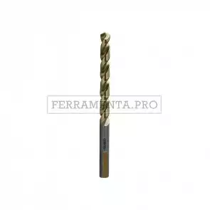 RUKO Punte elicoidali DIN 338 Tipo UNI Rettificate HSSE-Co5 Oro/Nere