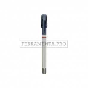 RUKO Maschi a macchina M DIN 376 HSSE-Co5 TiAIN con gambo ridotto per fori passanti