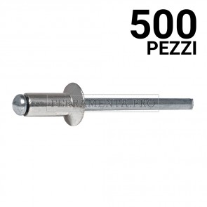 500 pezzi Rivit AFS - Rivetto Alluminio/Acciaio TS9,0  4,8x16,0