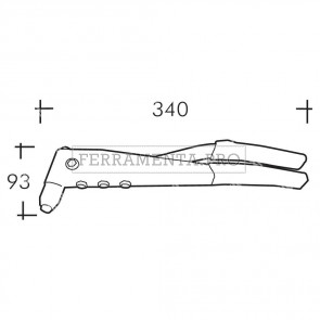 Rivit RIV6 - Rivettatrice Manuale (d.2,4 - 4,8 inox)  RIV6