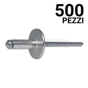 500 pezzi Rivit AFL12 - Rivetto Alluminio/Acciaio  4,0x20,0 TL12