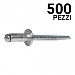 500 pezzi Rivit AFT - Rivetto Alluminio/Acciaio TT  4,0x12,0