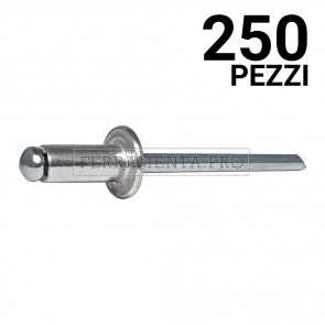 250 pezzi Rivit AFT - Rivetto Alluminio/Acciaio TT  7,8x18,0