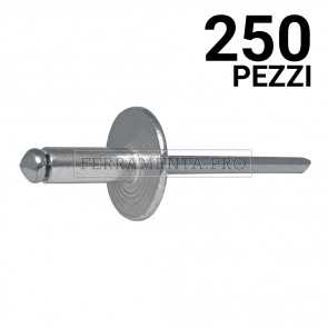 250 pezzi Rivit AFL14 - Rivetto Alluminio/Acciaio  4,8x20,0 TL14