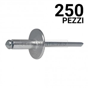 250 pezzi Rivit AFL16 - Rivetto Alluminio/Acciaio  4,8x25,0 TL16