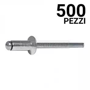 500 pezzi Rivit AFS - Rivetto Alluminio/Acciaio TS7,5  4,0x16,0