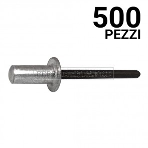 500 pezzi Rivit SAFT - Rivetto Stagno Alluminio/Acciaio TT  4,8x18,0