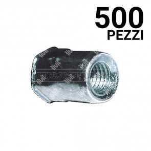 500 pezzi Rivit FREP - Rivsert Fe semiesag.6,9mm f.7,0 ss0,5 - 3,0  M5/030