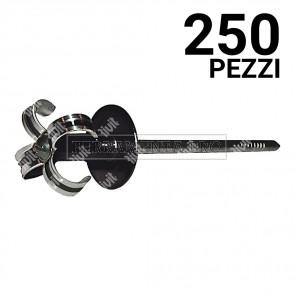 250 pezzi Rivit FIORIV149005 - Rivetto Alluminio/Acciaio NERO  5,0x16,0 TL14