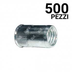 500 pezzi Rivit FRC - Z - Rivsert Fe f.9,0 ss0,5 - 3,0 Zigr.  M6/030