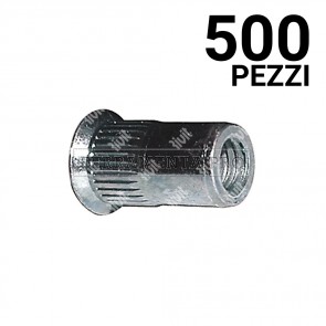 500 pezzi Rivit FSC - Z - Rivsert Fe f.9,0 ss1,5 - 4,0 Zigr.  M6/040