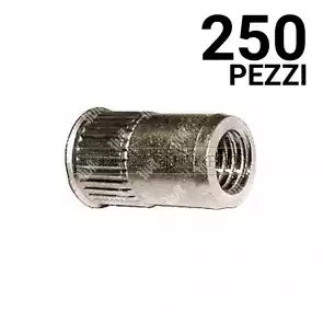 250 pezzi Rivit IRC - Z - A2 - Rivsert Inox A2 f.11,0 ss1,0 - 3,5 Zigr.  M8/035