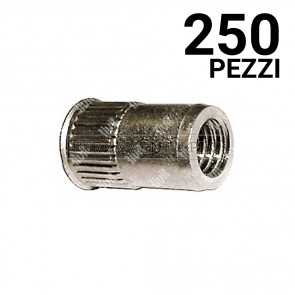 250 pezzi Rivit IRC - Z - A2 - Rivsert Inox A2 f.11,0 ss1,0 - 3,5 Zigr.  M8/035