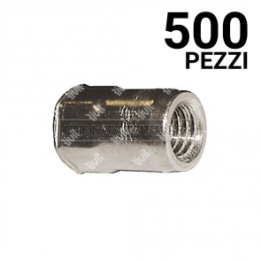 500 pezzi Rivit IREPA2 - Rivsert Inox A2 semies.6,9 f.7,0 ss0,5 - 2,5  M5/025