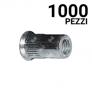 1000 pezzi Rivit FSC - Z - Rivsert Fe f.6,0 ss1,5 - 3,0 Zigr.  M4/030