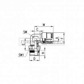 Camozzi S6520 10-1/2 - Raccordi Mod. S6520