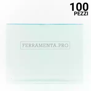 100 pezzi VETRO TRASPARENTE per SCHERMO MASCHERA MANUALE da SALDATURA CE 98x75mm