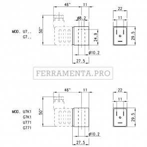 Camozzi U7H - Solenoidi Mod. U7