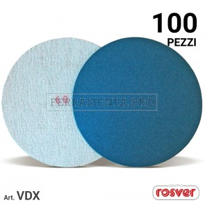 100 pezzi Disco Tela Velcrato VDX Ø150mm Gr.Z120  Dischi a Strappo in Tela allo Zirconio VDX