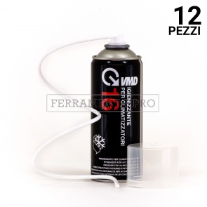 12 pezzi SPRAY IGIENIZZANTE CLIMATIZZATORI AUTO UFFICIO CASA 400ml VMD16