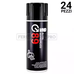 24 pezzi ALCOOL ISOPROPILICO SPRAY VMD89 400ml ALCOL ISOPROPANOLO DETERGENTE per ELETTRONICA PROFESSIONALE