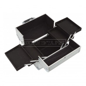 VALIGIA VALIGETTA PORTAUTENSILI ATTREZZI 5 SCOMPARTI con SERRATURA e TRACOLLA