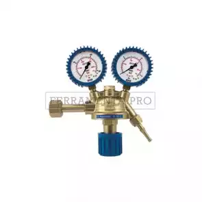 RIDUTTORE di PRESSIONE con 2 MANOMETRI per OSSIGENO CANNELLO OSSITAGLIO