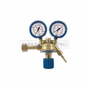 RIDUTTORE di PRESSIONE con 2 MANOMETRI per OSSIGENO CANNELLO OSSITAGLIO