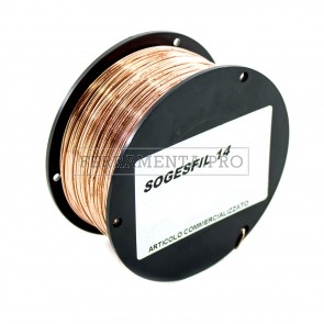 BOBINA FILO PIENO RAMATO per SALDATURA MIG con GAS ROCCHETTO PLASTICO da 5 Kg