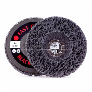 DISCO ABRASIVO BLACK CLEANER per ASPORTAZIONE RUGGINE ASPORTARE VERNICI SMALTI OSSIDAZIONI